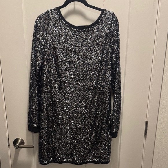 Free People Dresses & Skirts - 🆕Free People Long Sleeve Sequin Backless Dress. L. NWOT!💥